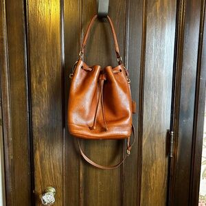 Maxwell Leather Bucket Bag